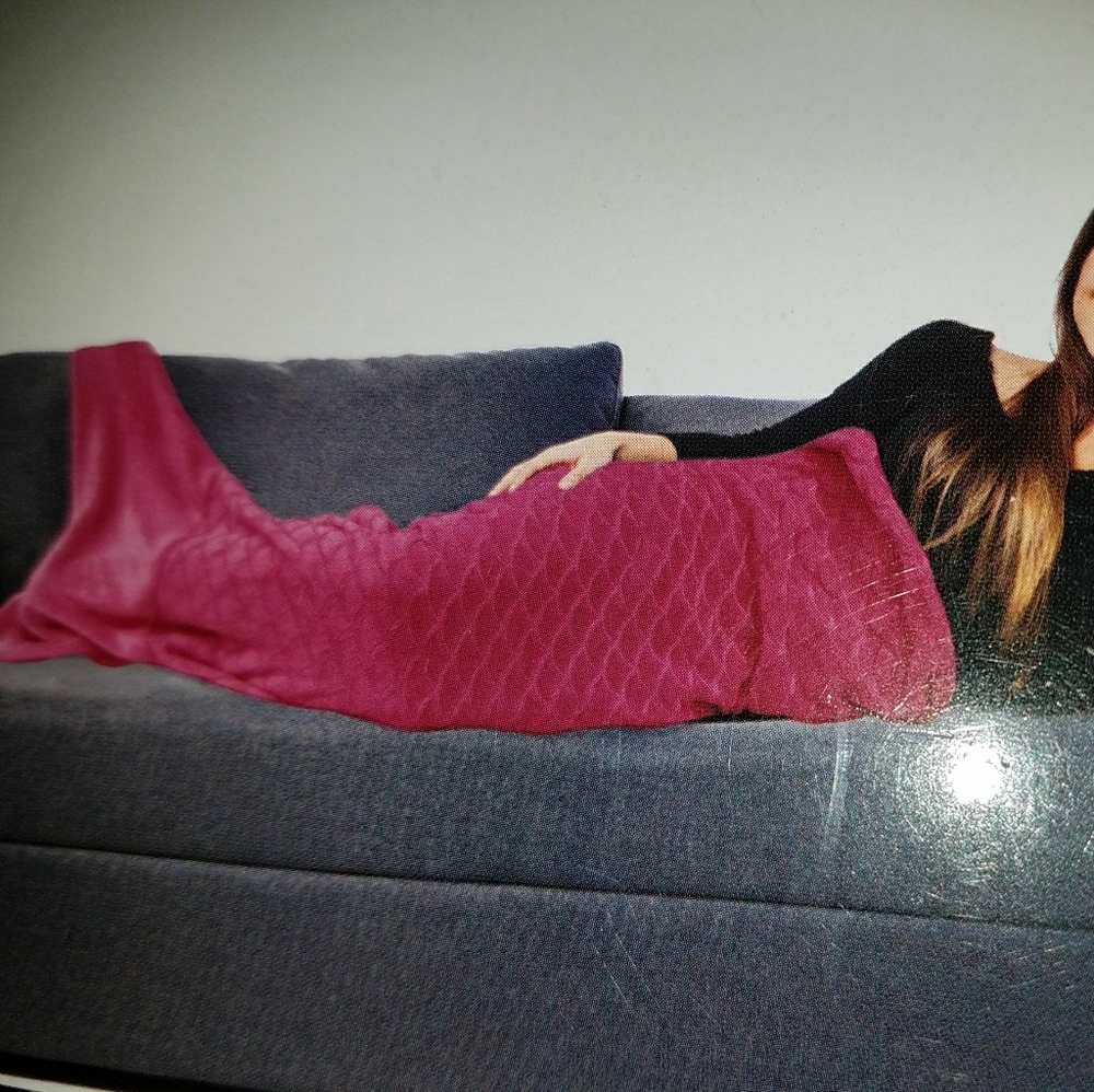 Mystical Mermaid Tail Throw Blanket